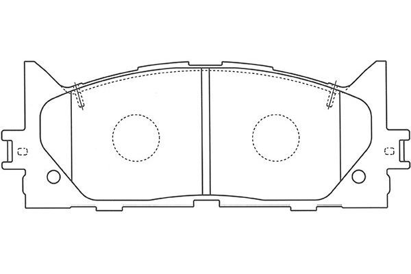 KAVO PARTS Комплект тормозных колодок, дисковый тормоз BP-9105